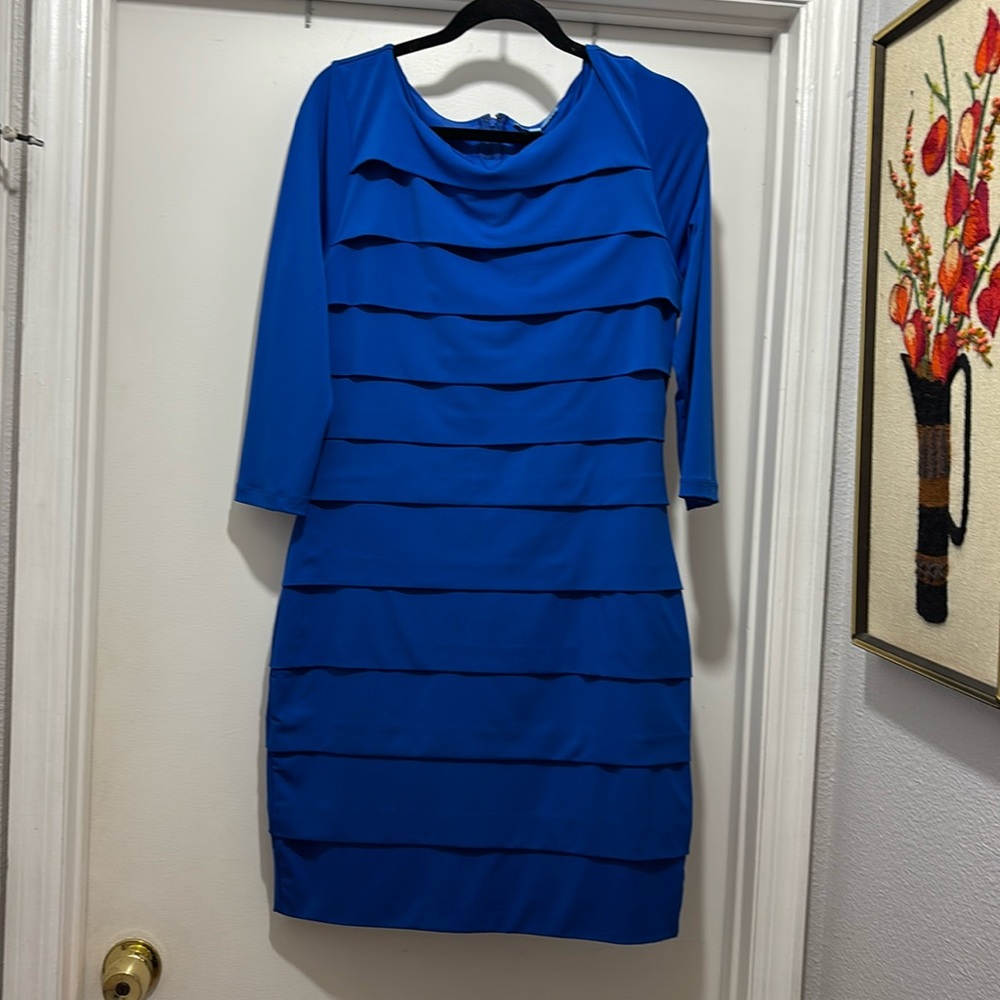 Antonio Melani Blue Stretch Dress NWT